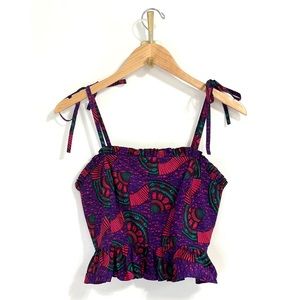 Ulla Johnson Sleeveless Corset Filipa Peplum Top